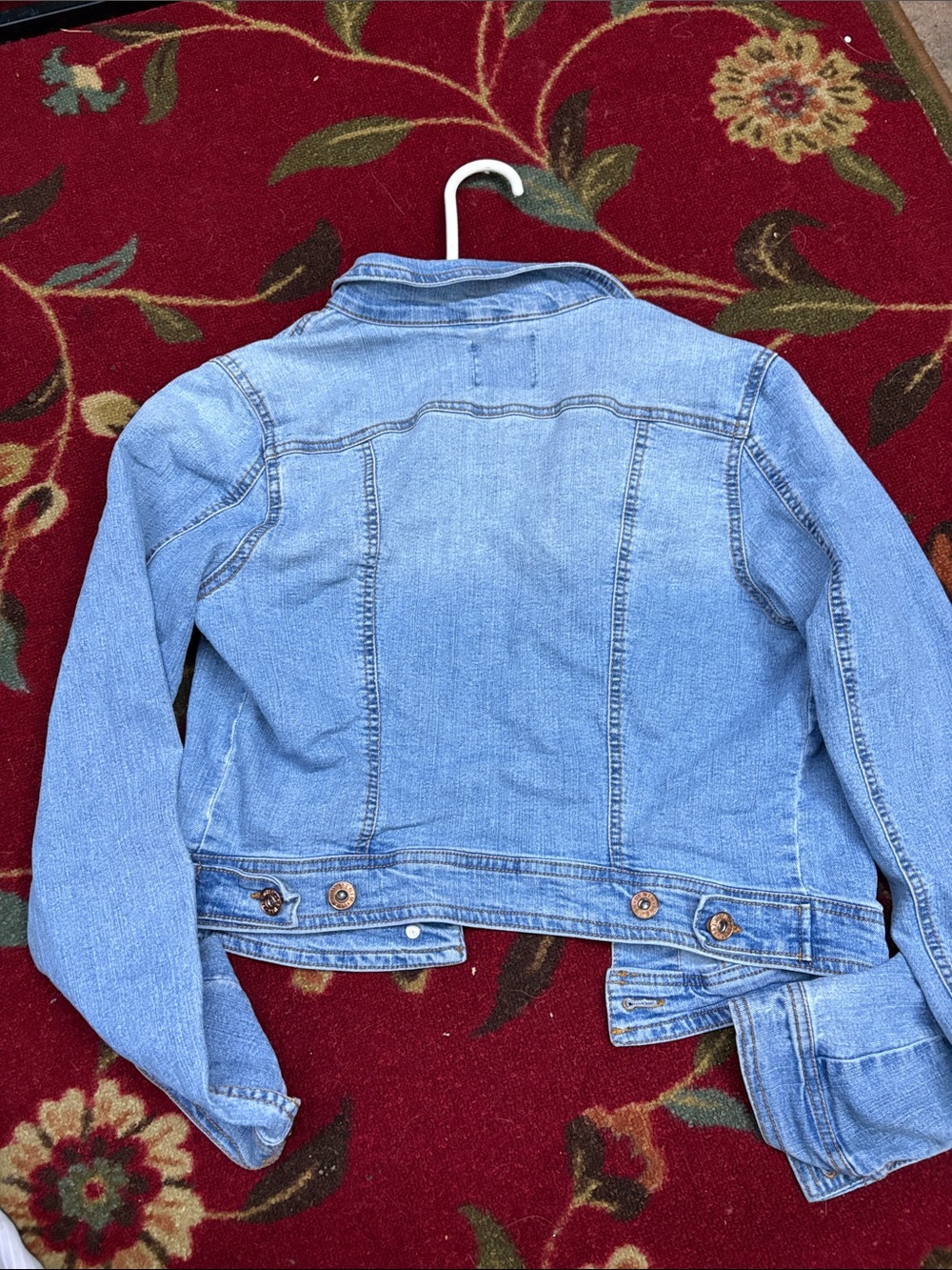 Love Tree Light Blue Denim Jean Jacket - Picture 4 of 4